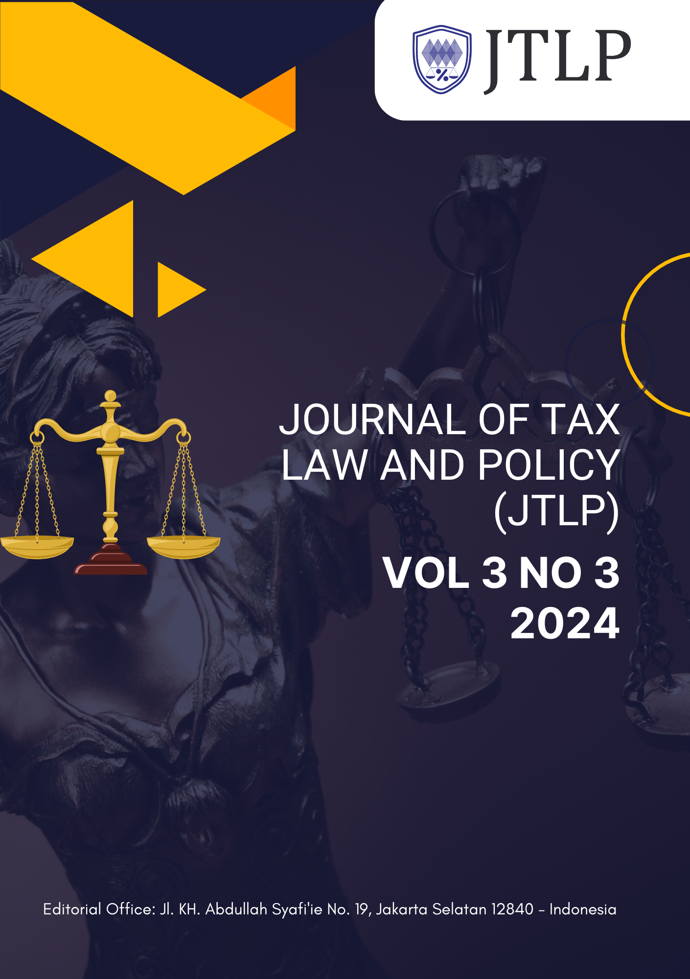 					View Vol. 3 No. 3 (2024): Journal of Tax Law and Policy
				
